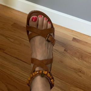 Sofft tan gladiator sandals 9.5